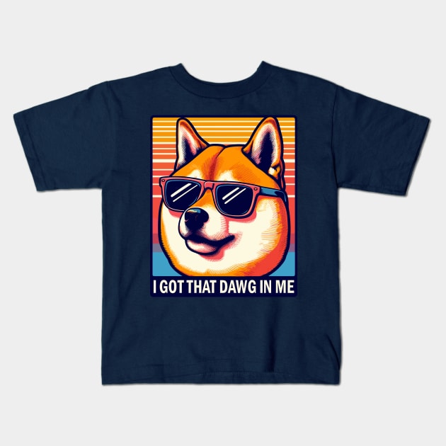i got that doge/dawg in me Kids T-Shirt by hunnydoll